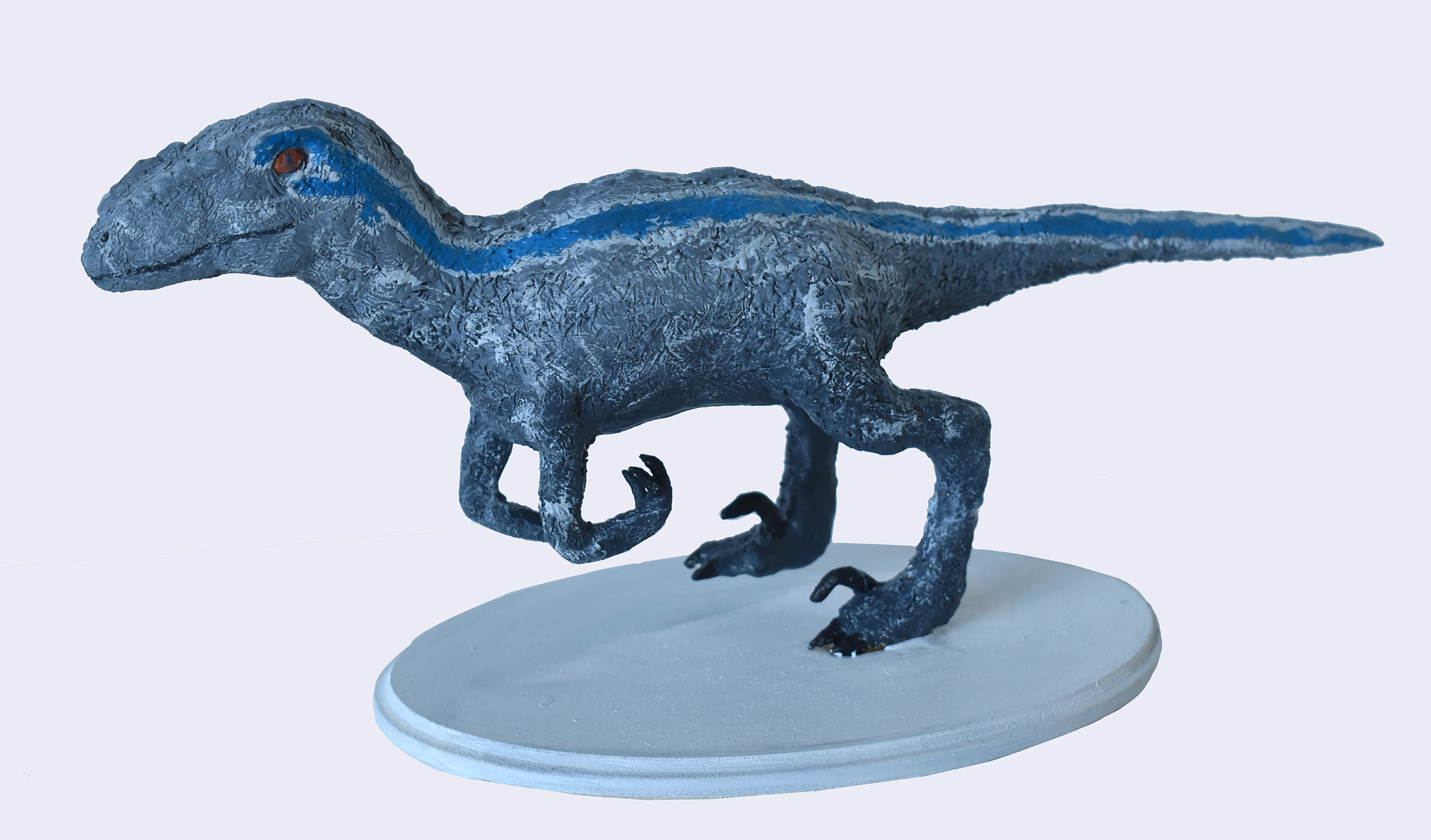 velociraptor sculpture
