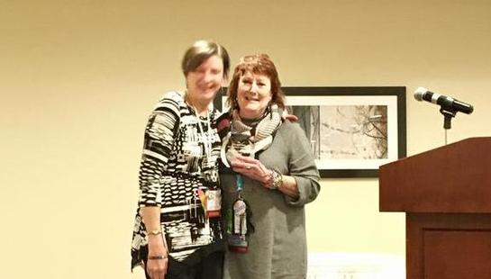 Terry Lindsley-Barton honored at the  2017 New York State Art Teachers Association conference