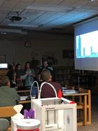 5th grade students present to the board of education