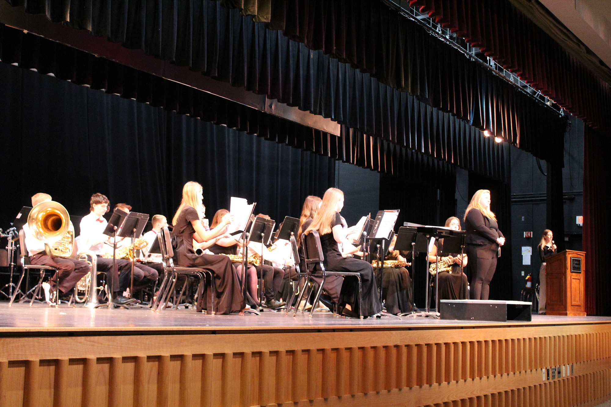 Fabius-Pompey students playing instruments
