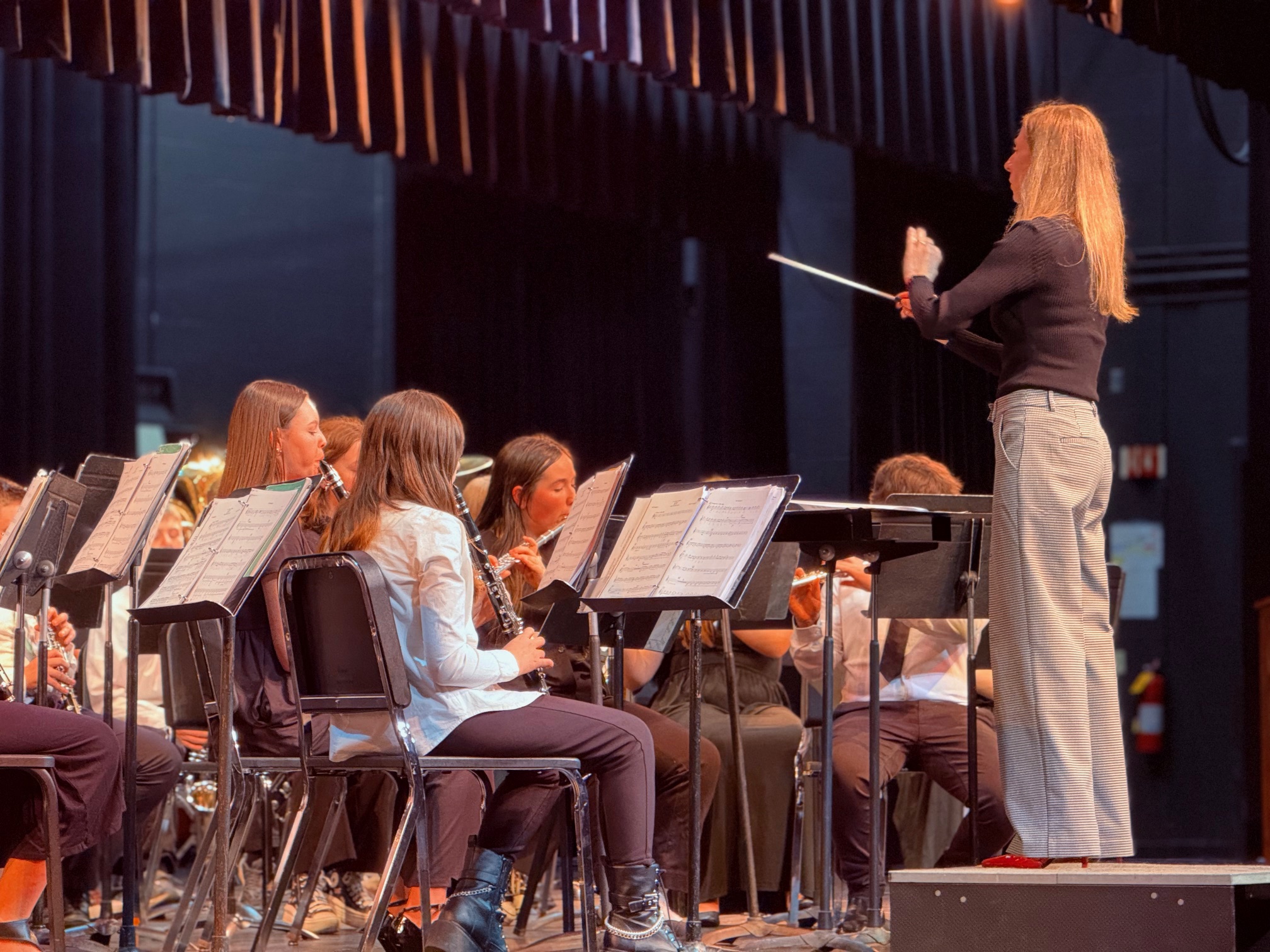 Fabius-Pompey students playing instruments