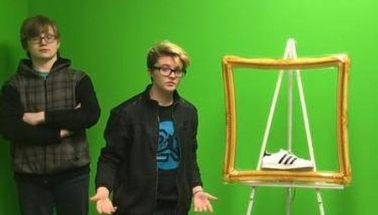 Green Screen in the MS/HS library